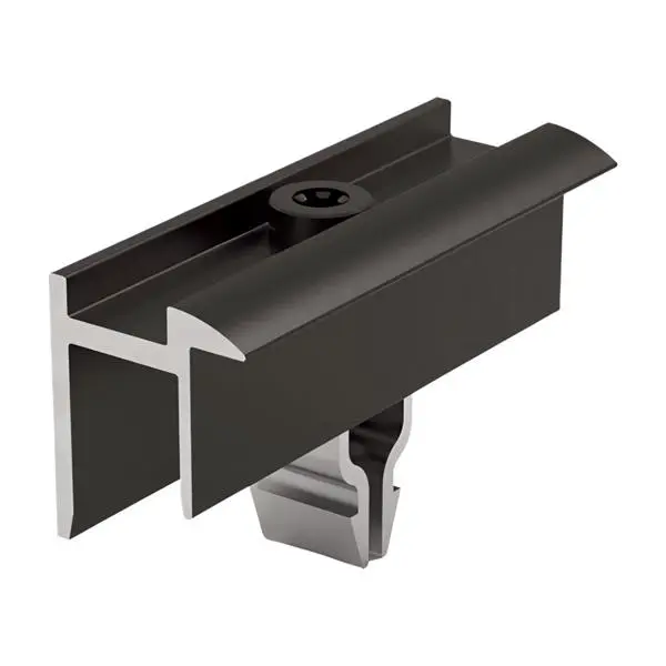 Behelios Snel Klik Eindklem Zwart 30mm – 70mm lang