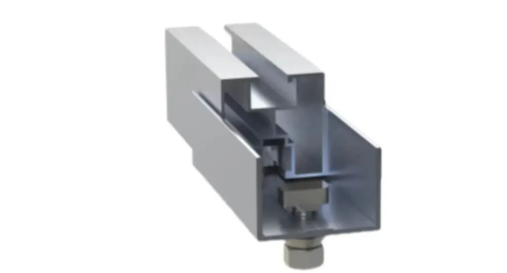 Behelios Verbindingsprofiel Zwart – Voor 40x40 & 8-hoekige Solar Rails