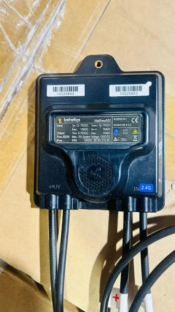 Behelios Matthew 650 Power Optimizer – For Panels up to 650 Wp