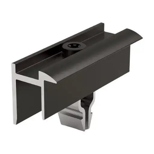 Behelios Snel Klik Eindklem Zwart 30mm – 70mm lang